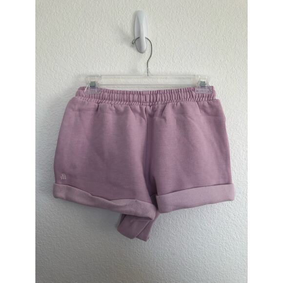 We Wore What Cozy Lilac Pull On Sweat Short - XS - Picture 3 of 5